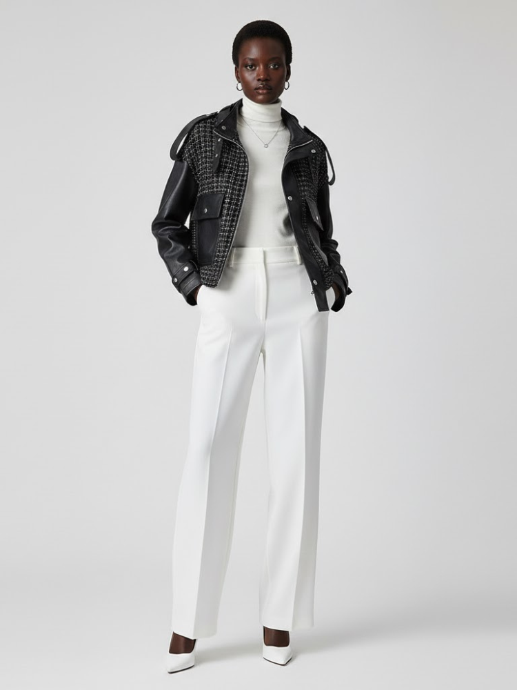 Black Nine Cropped Jacket - Nolita Couture Edition