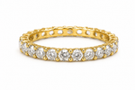 Aurora Halo Bridal Ring Set