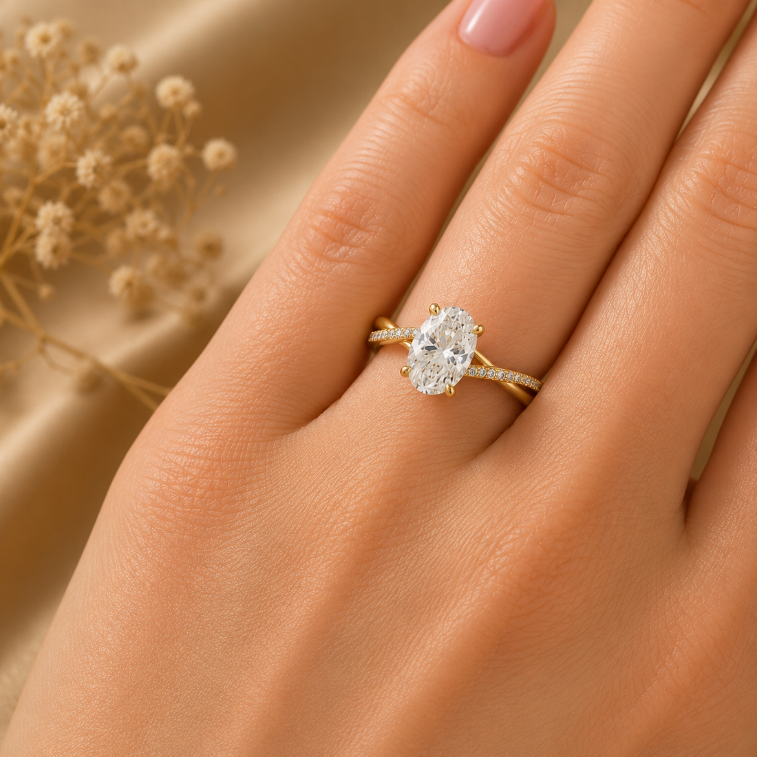 Elara Oval Solitaire Ring – Signature Edition