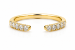 Aurora Halo Bridal Ring Set