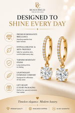 Oval Bezel Lab-Grown Diamond Stud Earrings – Solid Gold | IGI Certified