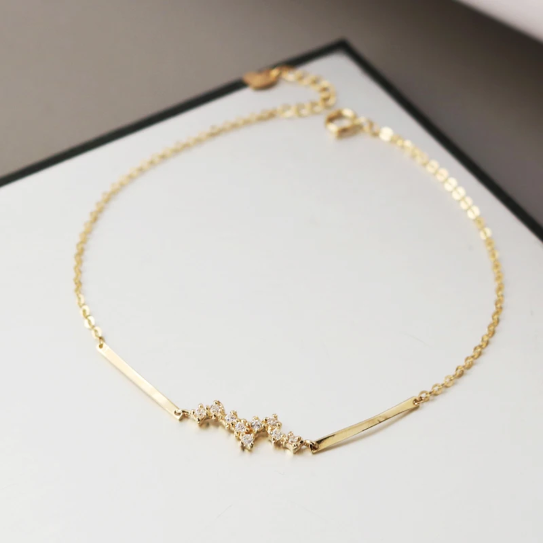 Celestia Star Bracelet™ | 14K Solid Gold