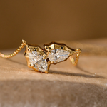 Marquise & Pear Lab-Grown Diamond Necklace – 0.60 CT | Solid Gold