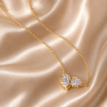 Marquise & Pear Lab-Grown Diamond Necklace – 0.60 CT | Solid Gold