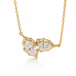 Marquise & Pear Lab-Grown Diamond Necklace – 0.60 CT | Solid Gold