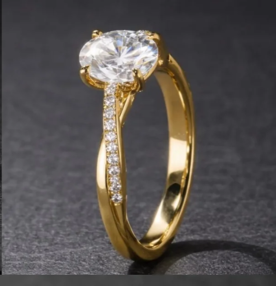 Elara Oval Solitaire Ring – Signature Edition